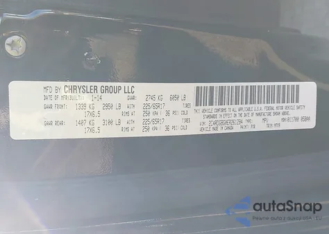 2014 Dodge Grand Caravan Se 30Th Anniversary from USA, damaged, VIN 2C4RDGBG0ER261284